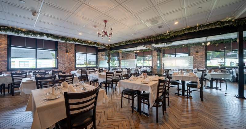 Restaurant interior, dining area