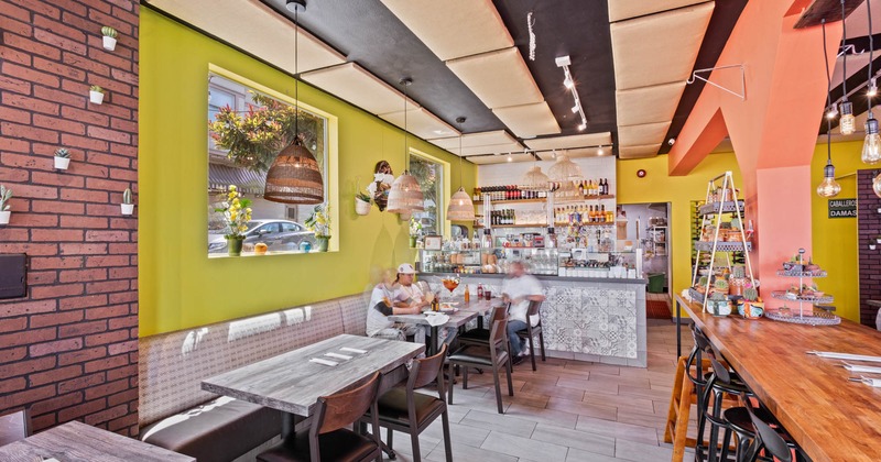 Interior, dining area