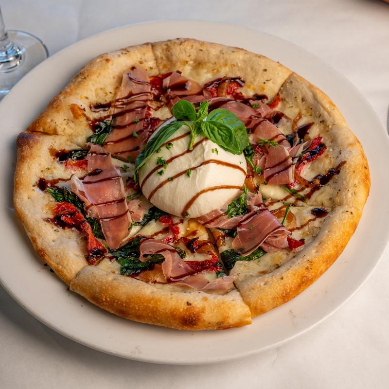 menu item 15 of 25, Prosciutto & Burrata