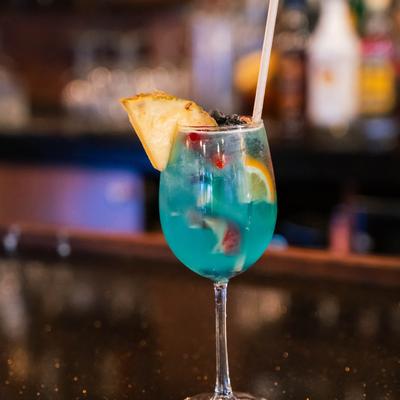 Blue Aquarium cocktail.