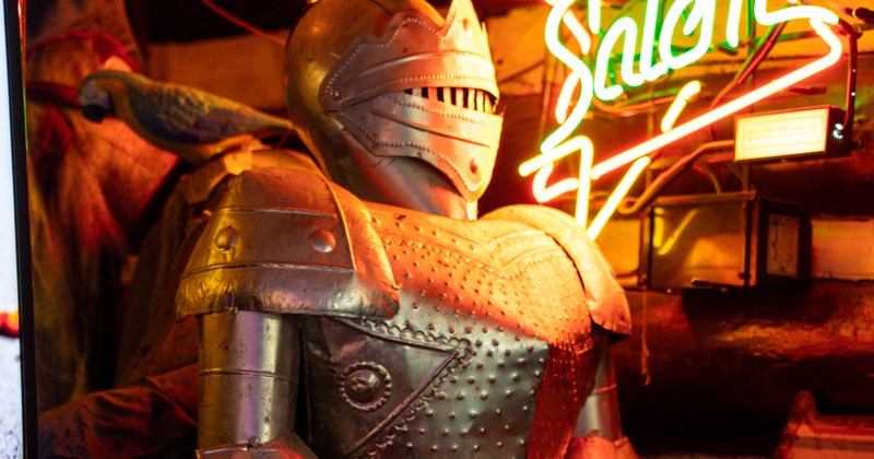 Medieval armor as decoration