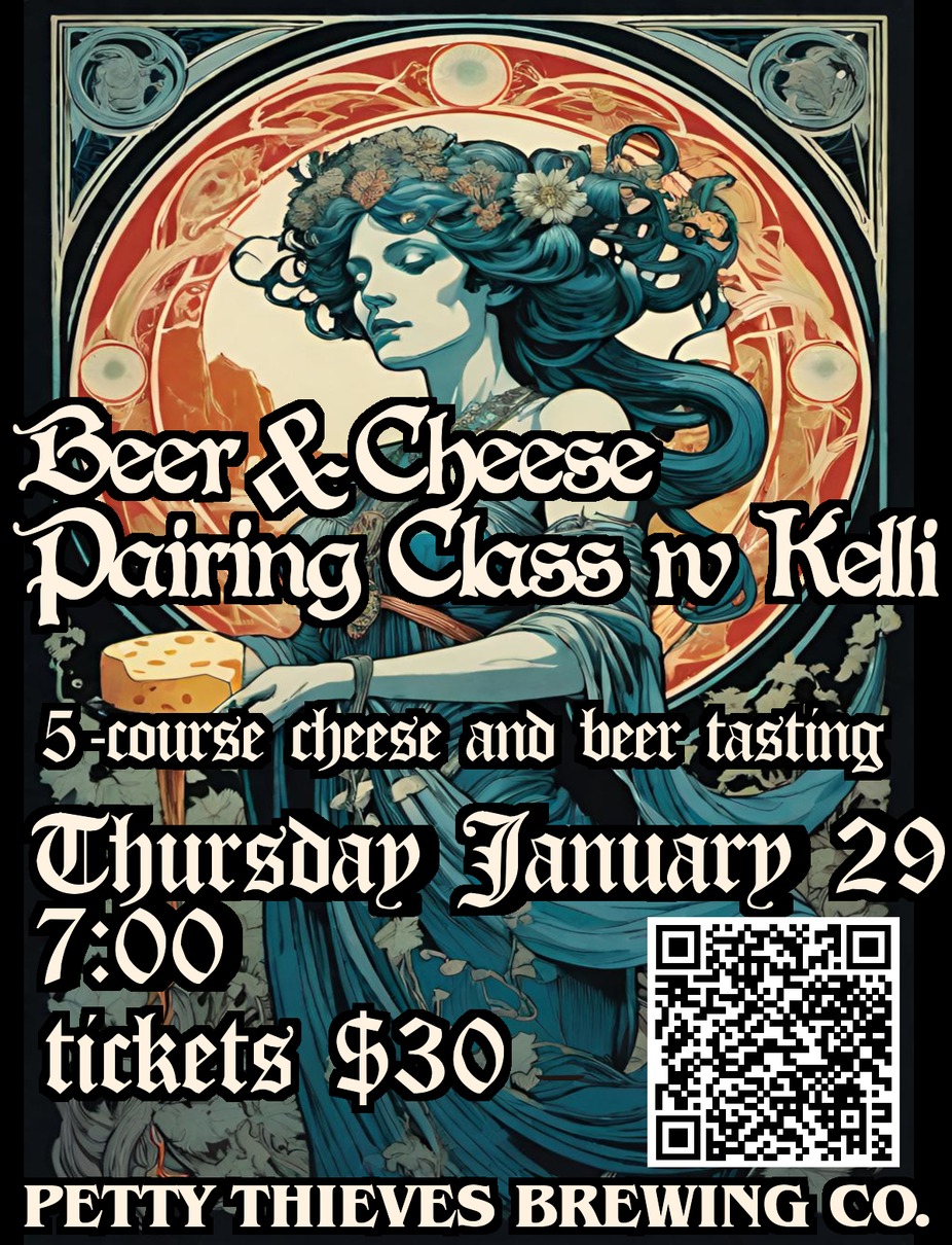 Beer & Cheese Pairing Class w/Kelli event photo