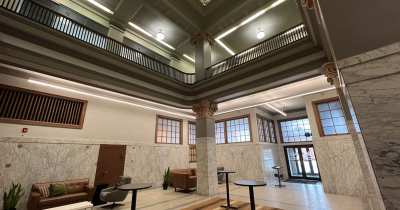 Interior, entrance area