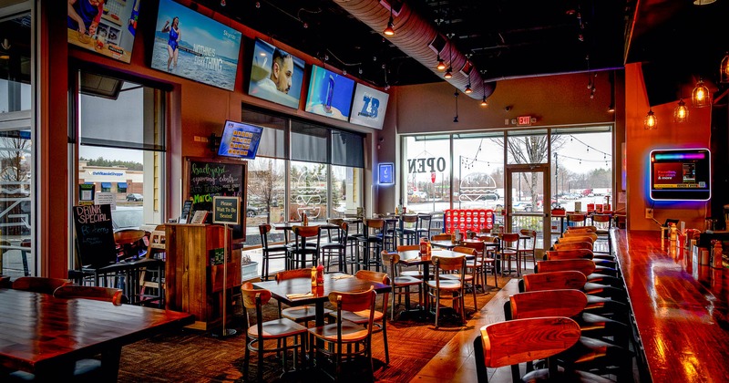 Seating and bar areas