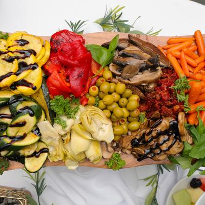 Marinated Vegetables, top view