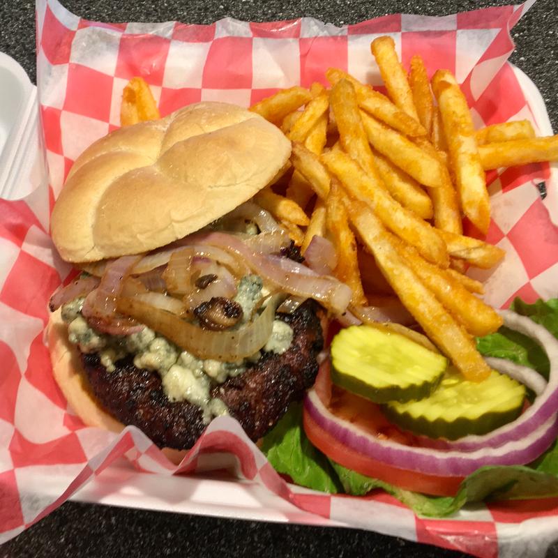 menu item 32 of 75, Black & Bleu Burger