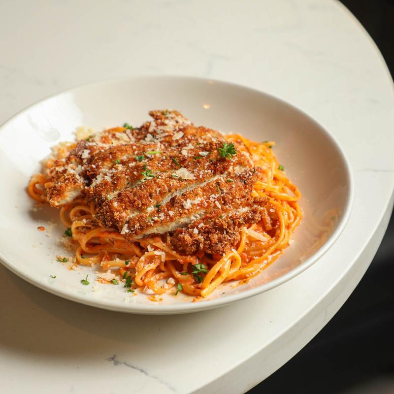 Panné Chicken Linguine photo