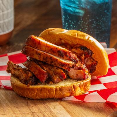 Blackened chicken sandwich.