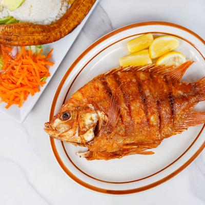 Whole dish with side dishes.