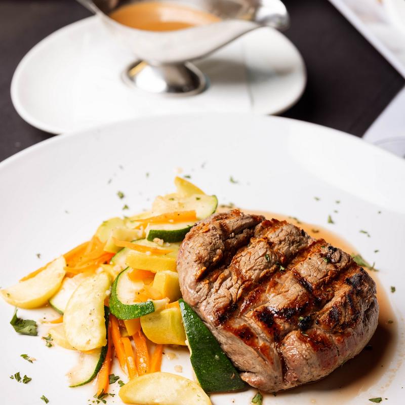 menu item 8 of 10, *Filet Mignon