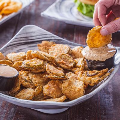 Fried Pickles served