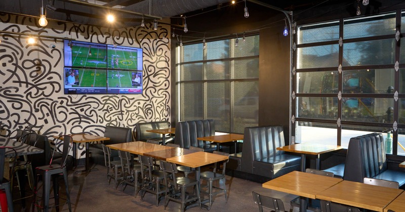 Restaurant seating area