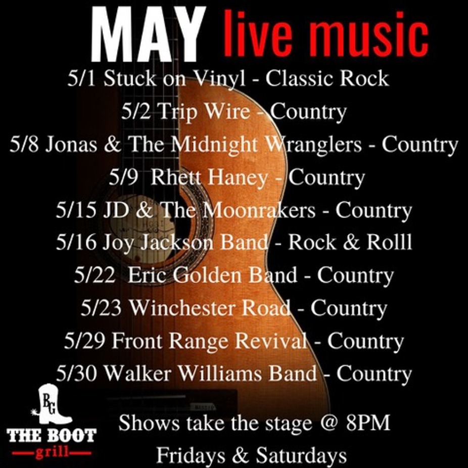 May Event Schedule event photo