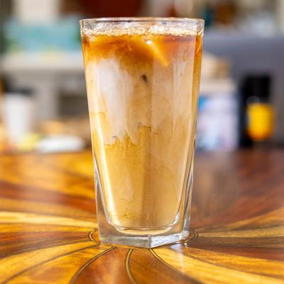 Iced coffee.