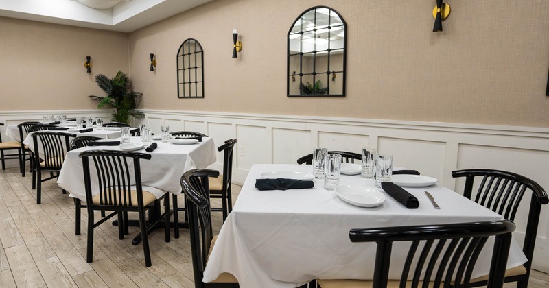 Interior, dining area