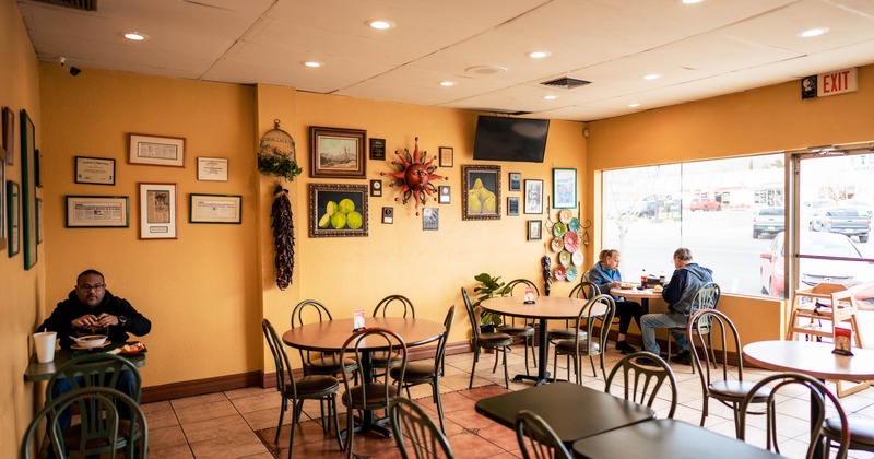 Interior, seating area