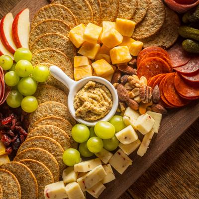 Charcuterie board.