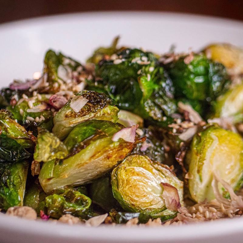 Apple Bourbon Brussel Sprouts photo