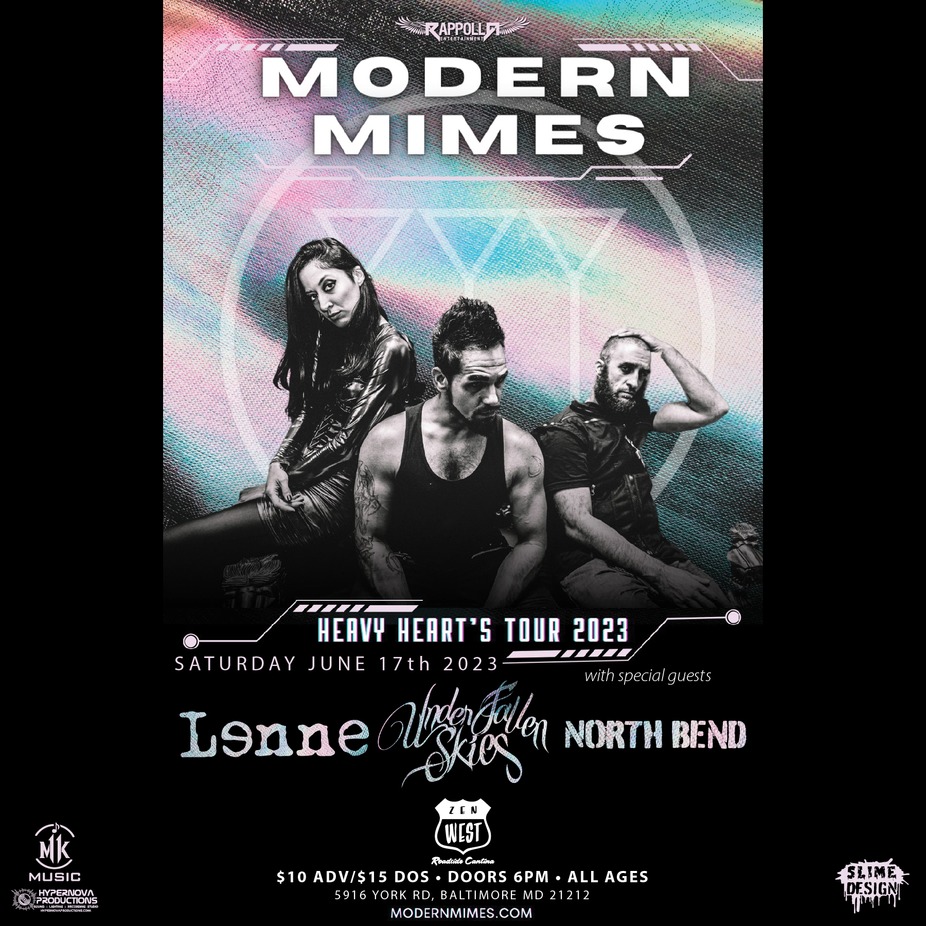 Rappola Entertainment Presents: Modern Mimes Heavy Hearts Tour WSG Lenne Under Fallen Skies & North Bend event photo