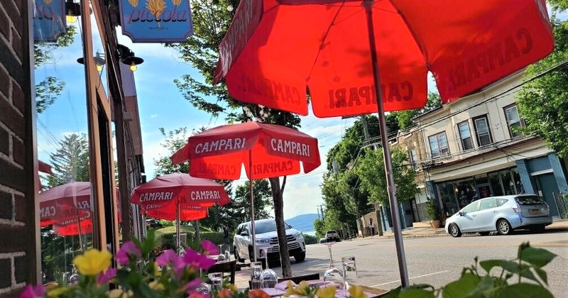 Outdoor seating area