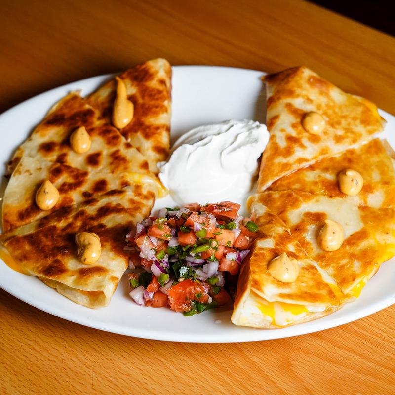 menu item 6 of 13, Three Cheese Quesadilla