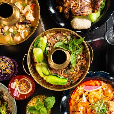 Assortment of dishes from Prem Thai Restaurant and Noodle Bar.