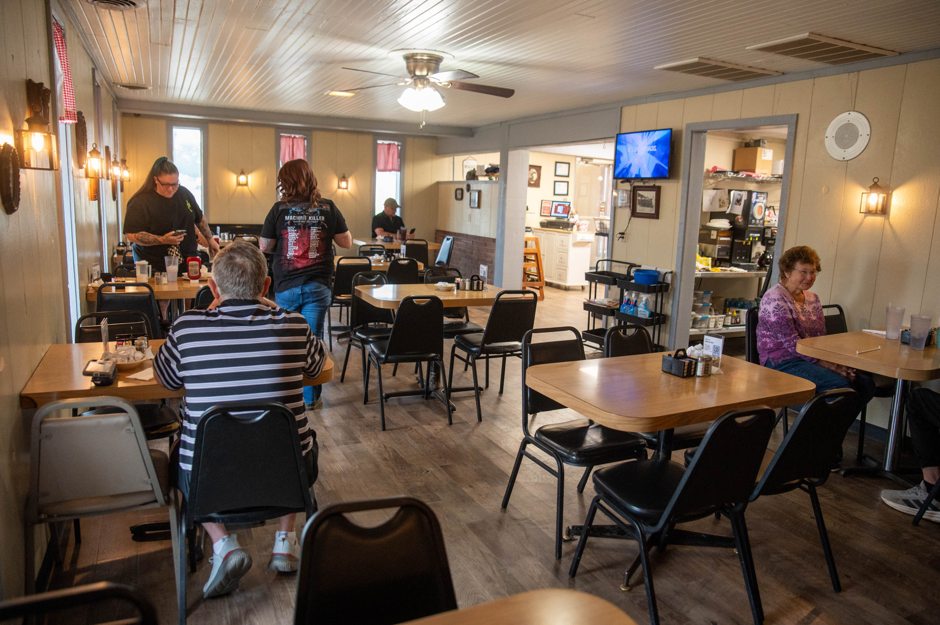 Interior, dining area