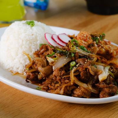 Spicy Pork Bulgogi.