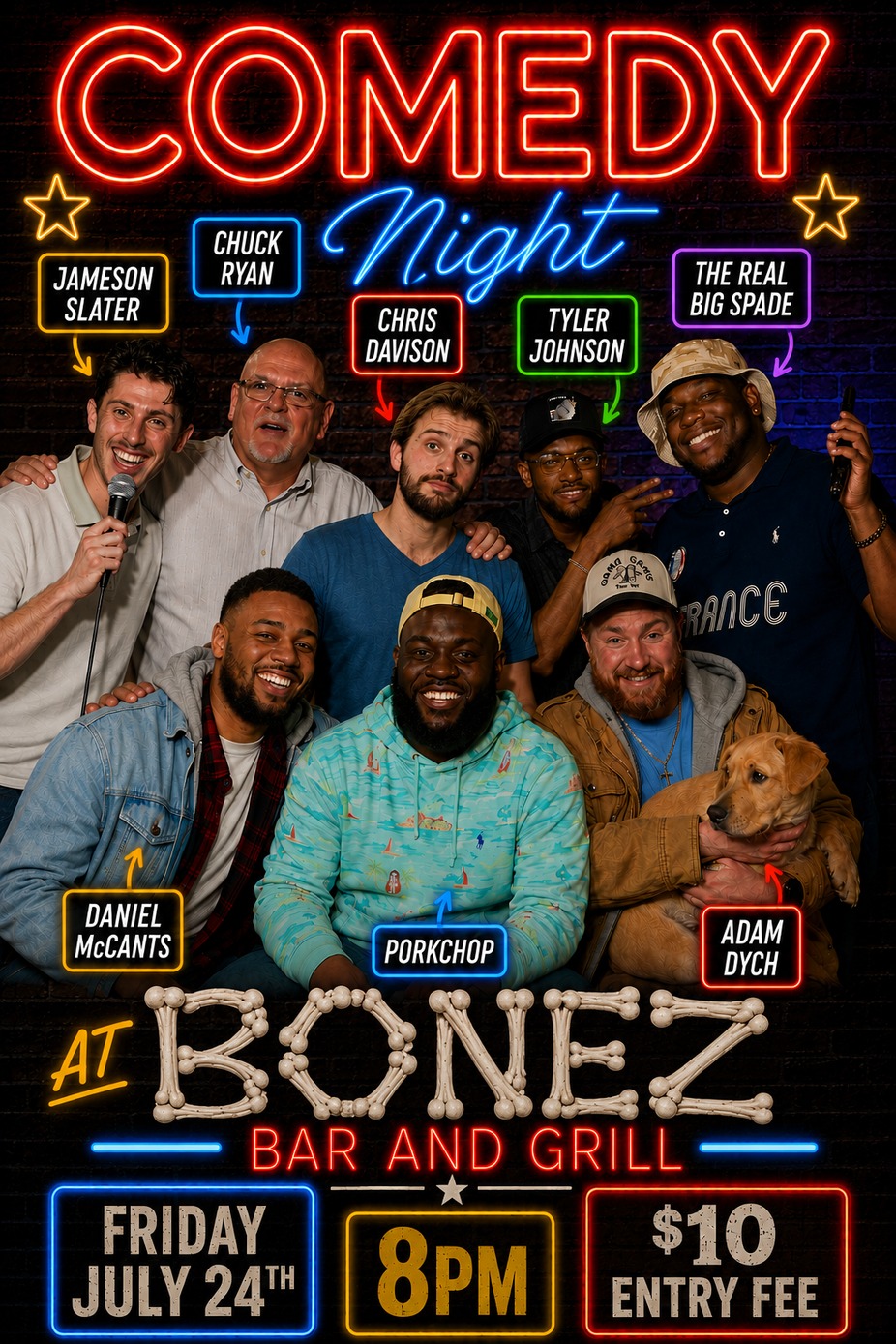 BONEZ COMEDY NIGHT event photo