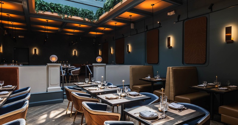 Interior seating space