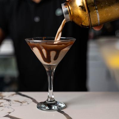 Espresso Martini prepping.