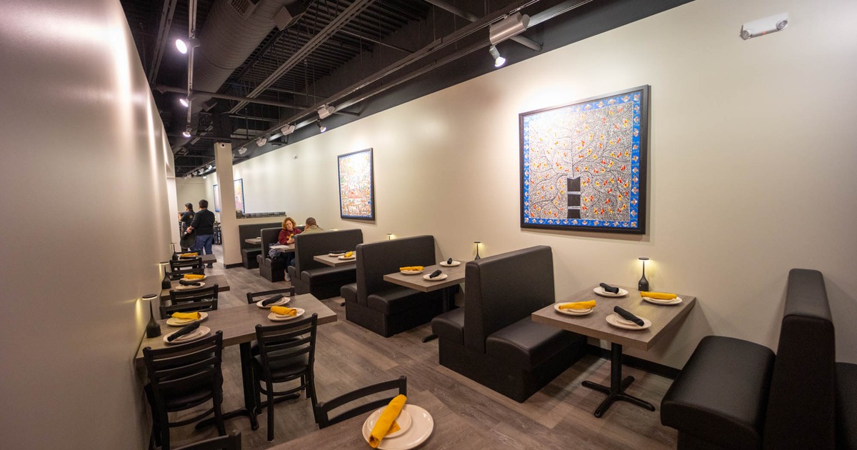 Interior seating space