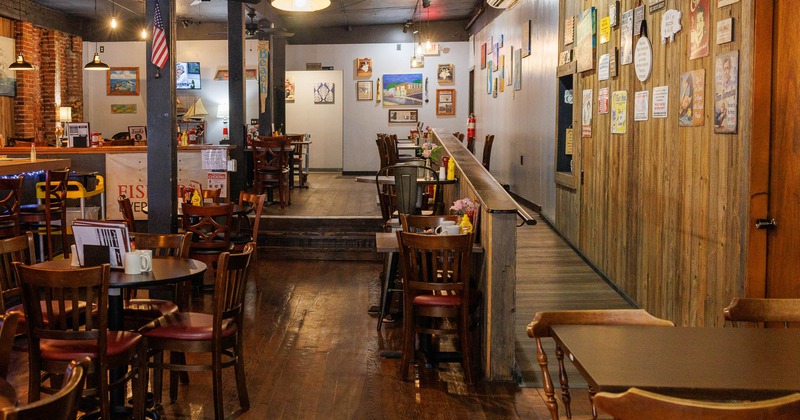 Interior, dining area