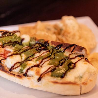 Bacon jalapeno popper boat.