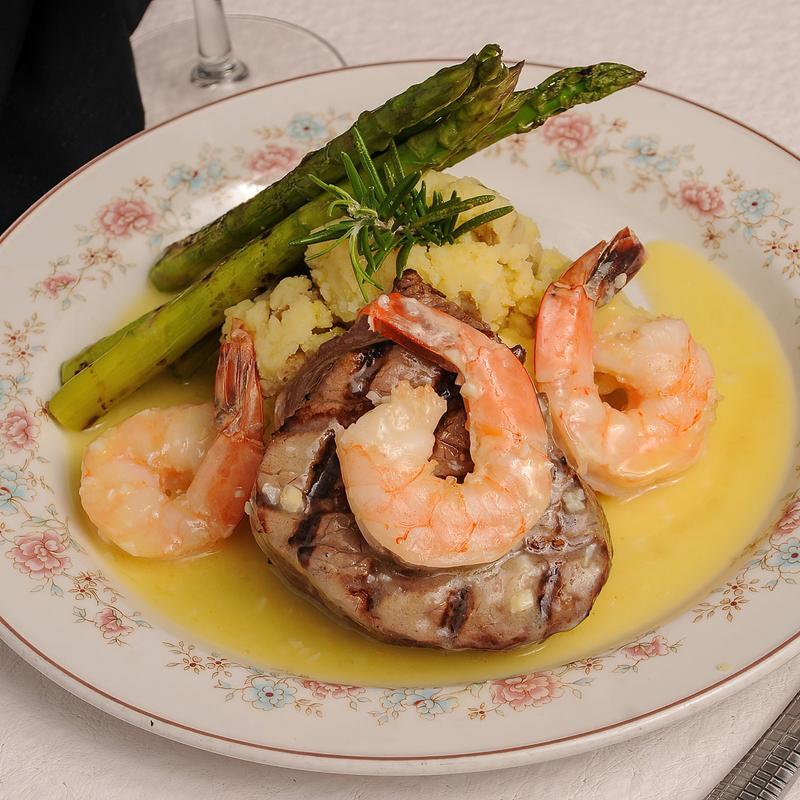 Petite Filet and Shrimp Scampi photo
