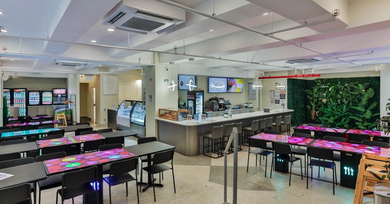 Interior, seating area