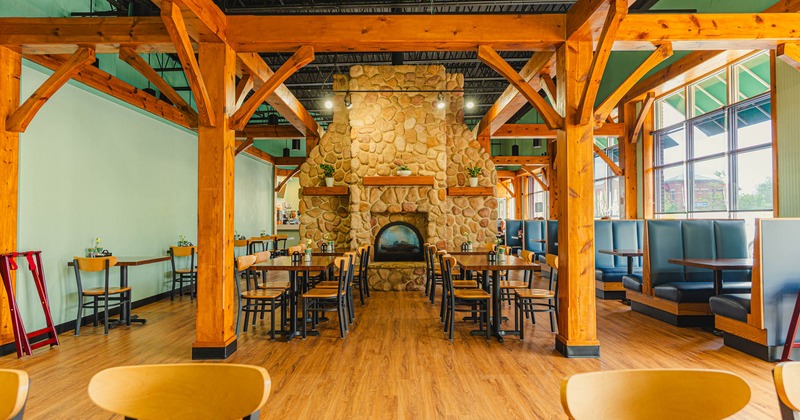 Interior seating area