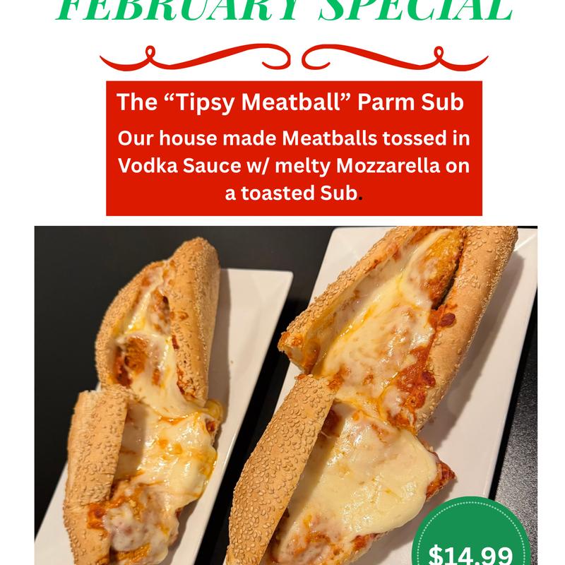 menu item 28 of 63, *FEBRUARY SPECIAL!*