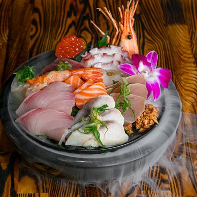 Sashimi platter.