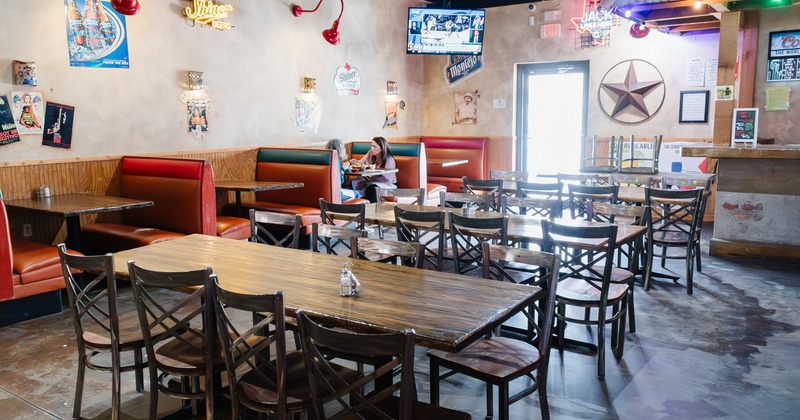 Interior, dining area