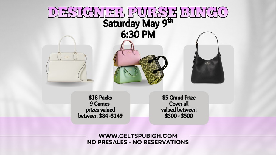 Designer Purse Bingo event photo