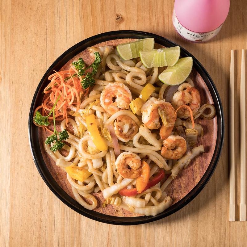 menu item 13 of 15, Shrimp Yaki Udon