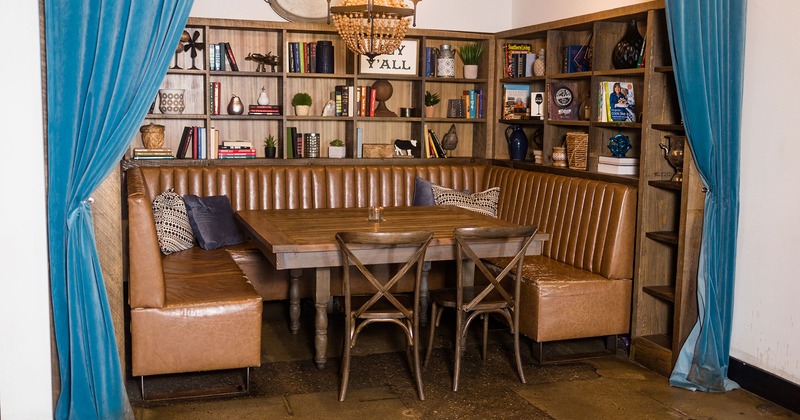 Interior, booth area