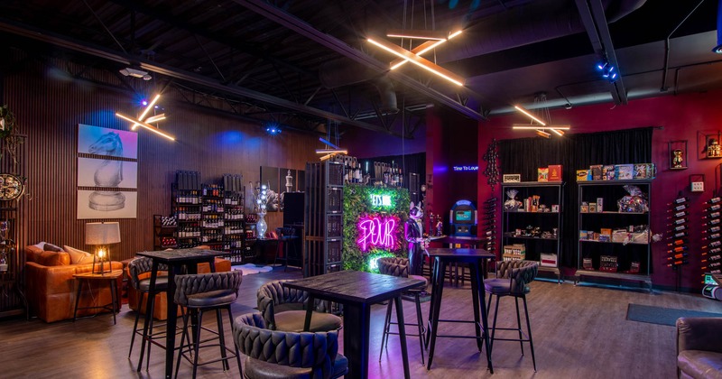 Interior, seating area