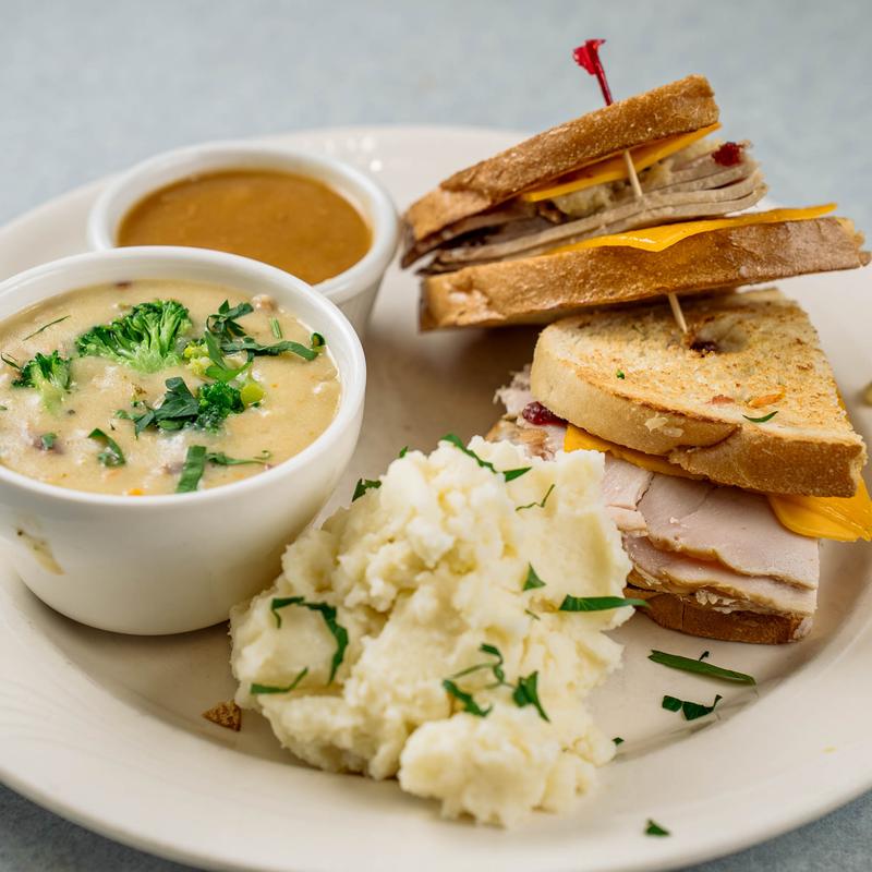 menu item 29 of 38, Cup Soup & 1/2 of an 