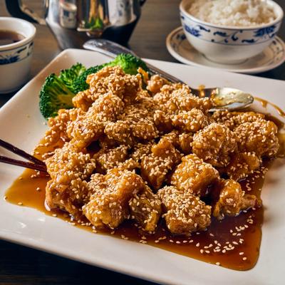 Sesame Chicken.