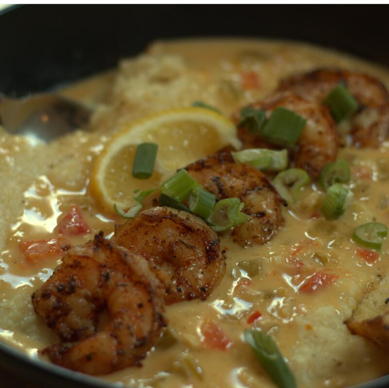 Char Grilled Shrimp & Grits photo