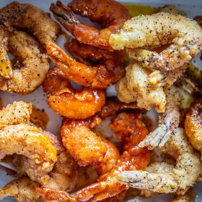 Mixed Shrimp Family Meal.