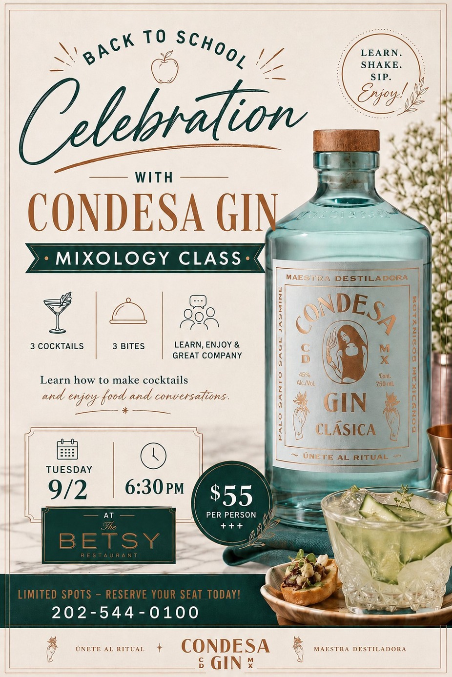 Condesa Mixology Class event photo