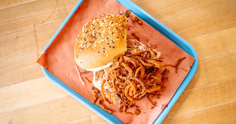 Pulled pork sandwich